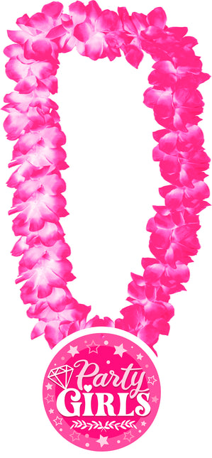 Collar hawaiano para chicas de fiesta