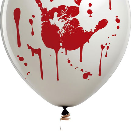 Globos de Halloween Huella de Sangre 30cm 10pcs