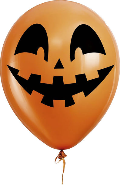 Globos de Halloween Calabaza Naranja 30cm 10pcs