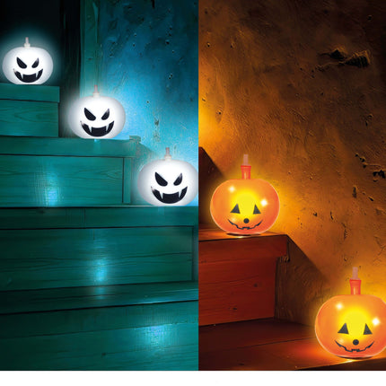 Globos De Halloween Con Luz 5pcs