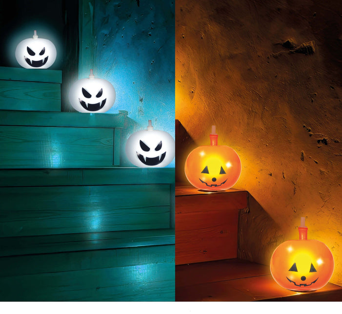 Globos De Halloween Con Luz 5pcs