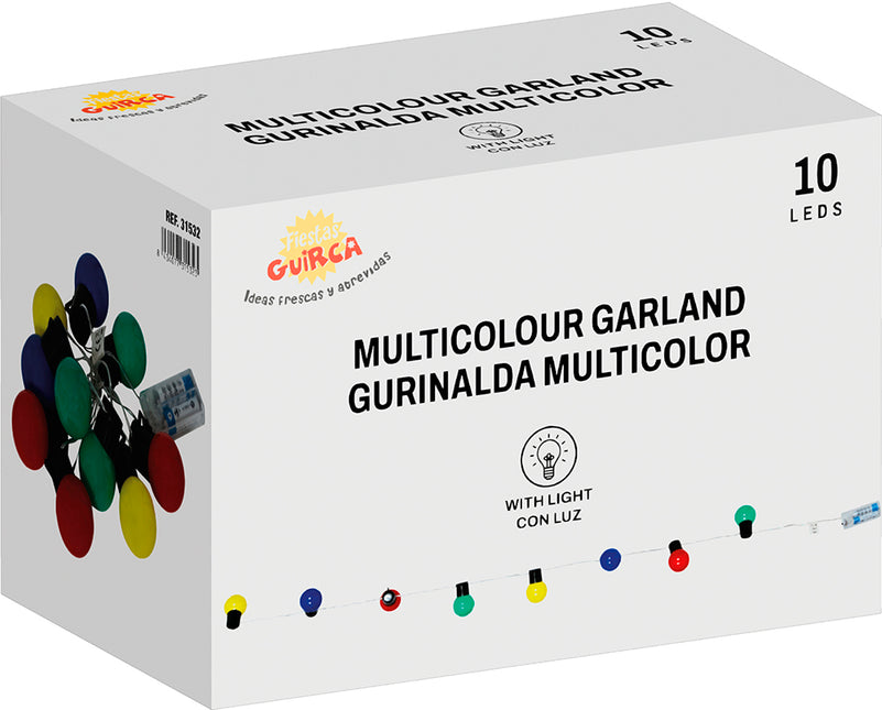 guirnalda de pilas multicolor de 10 leds 150 cm