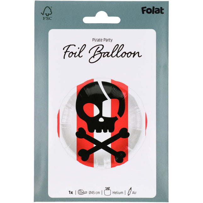 Globo de foil - Fiesta Pirata - 45 cm