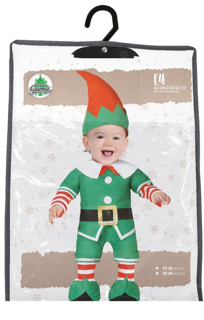 Traje de Elfo de Navidad Baby Deluxe