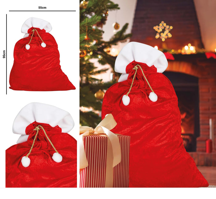 Bolsa de Navidad Roja 95cm