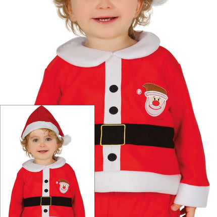 Traje de Papá Noel Bebé