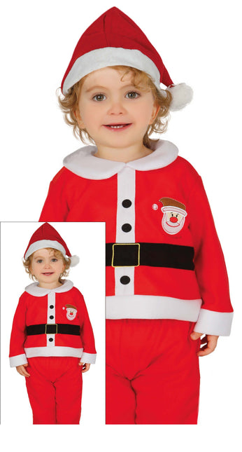 Traje de Papá Noel Bebé