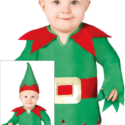 Traje de Elfo de Navidad Bebé