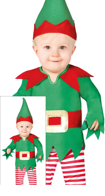 Traje de Elfo de Navidad Bebé