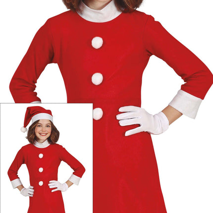 Vestido de Navidad Niño Papá Noel 5/6 años