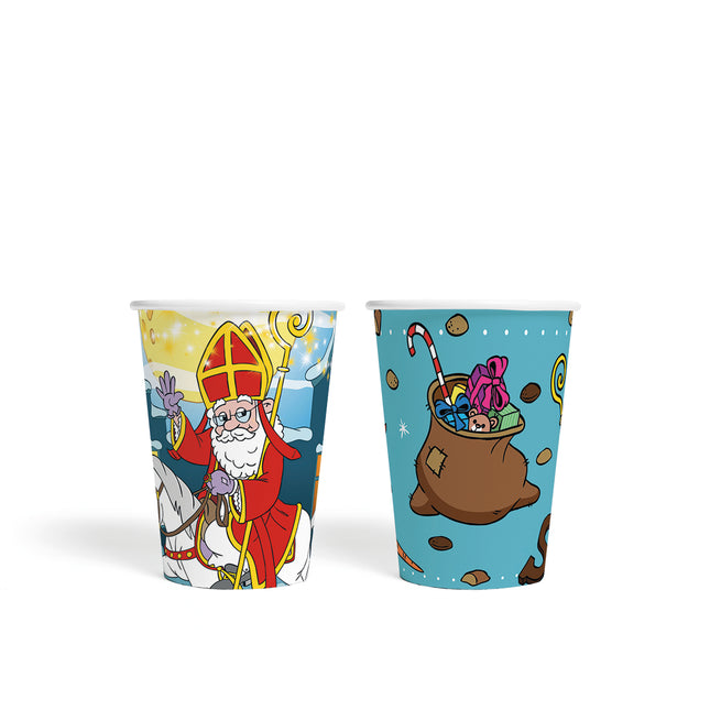 Tazas Sinterklaas 210ml 8uds.