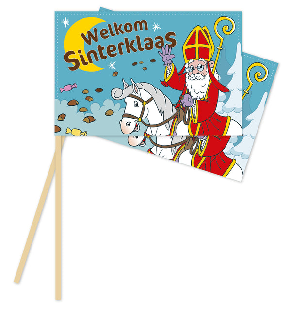 Sinterklaas Banderas ondeantes 10pcs