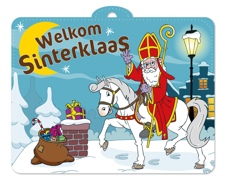 Cartel de Sinterklaas para puerta 40cm