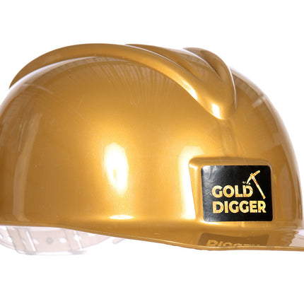 Casco buscador de oro