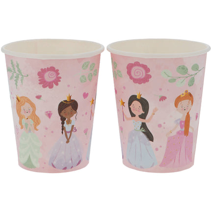 Vasos - Pretty Princess - 250 ml - 8 piezas