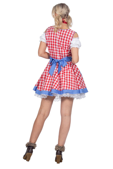 Vestido Oktoberfest a cuadros Sanne