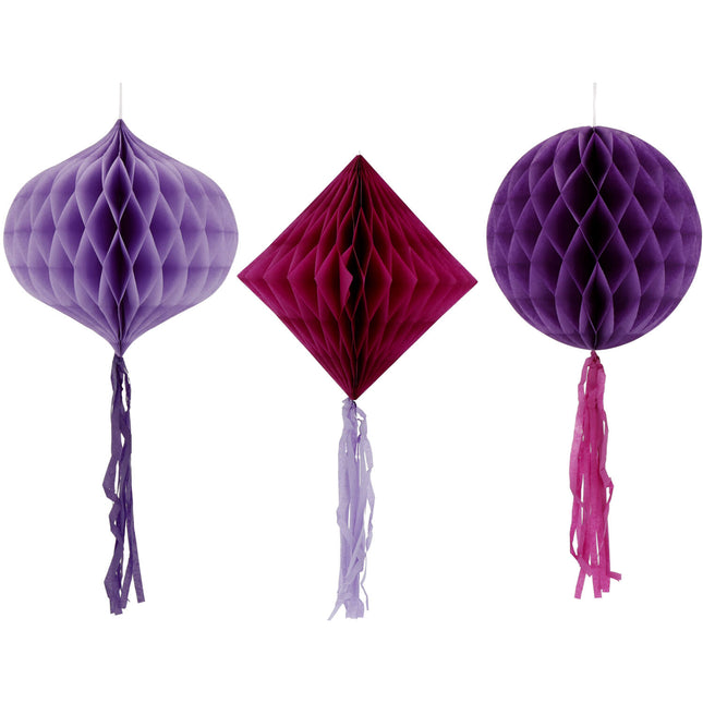 Panales Morado 30cm 3pcs