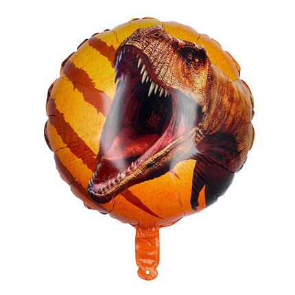 Globo de Helio Dino Naranja Vacío 45cm