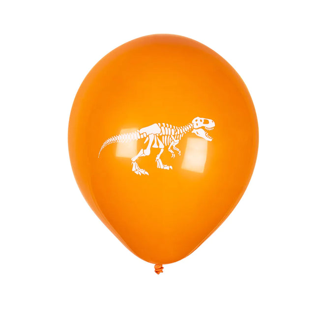 Globos de Dinosaurios de Colores 25cm 6pcs