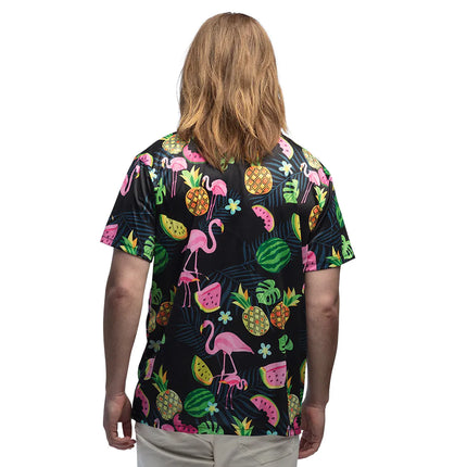 Camisa Swinging Flamingo