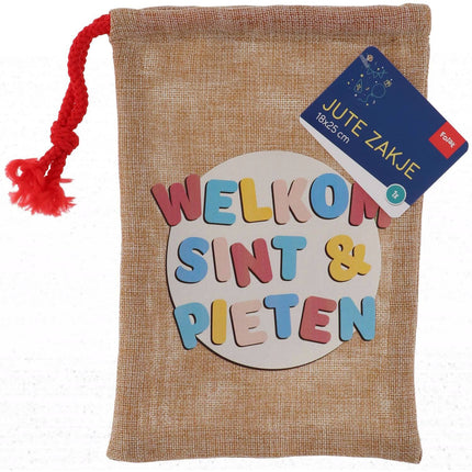 Bolsa de mano Welcome Saint y Pieten Jute