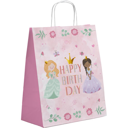 Bolsas de regalo - Pretty Princess - 20 x 27 cm - 6 unidades