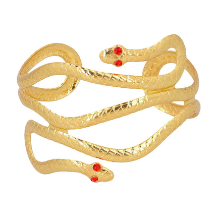 Pulsera de oro serpiente