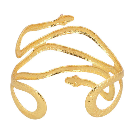 Pulsera de oro serpiente