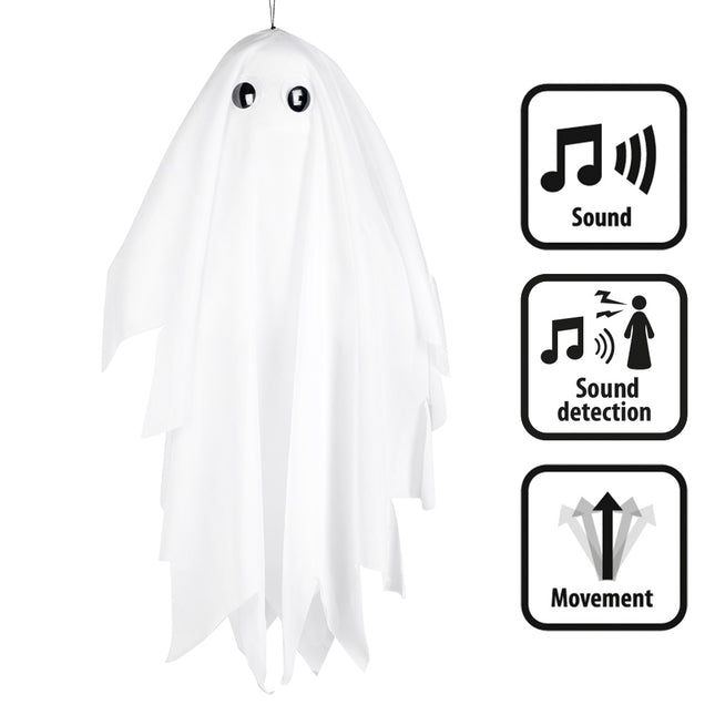 Muñeca de Halloween Fantasma Agitando 48cm