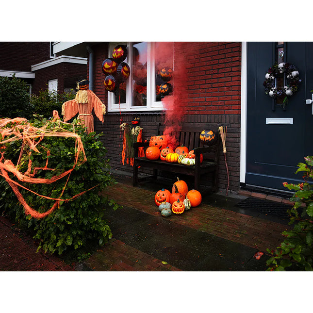 Decoración colgante de Halloween Calabaza enfadada 1,9 m