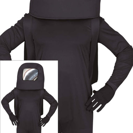 Traje Astronauta Niño Negro 14/16 años