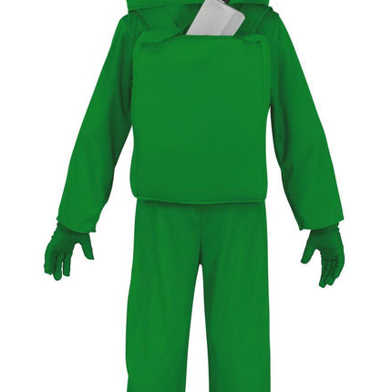 Traje de astronauta Verde Niño