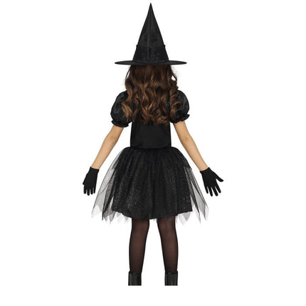 Disfraz Bruja Halloween Niña Plata