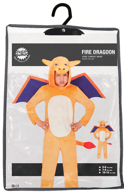 Disfraz de Dragón de Fuego Niño