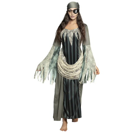 Disfraz Halloween Fantasma Pirata Mujer