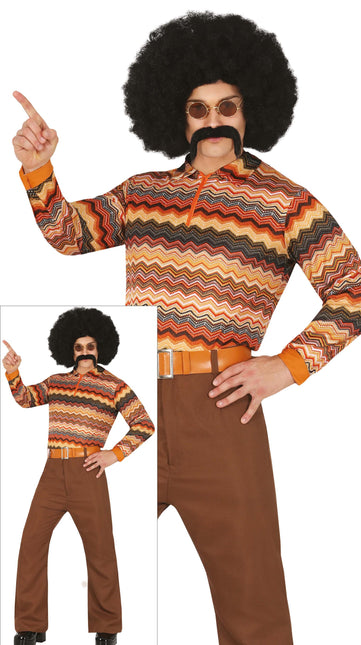 Disfraz Disco 70S Color Hombre