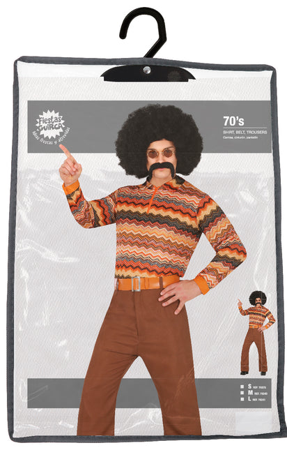 Disfraz Disco 70S Color Hombre