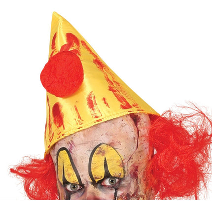 Disfraz de Payaso Asesino Halloween Hombre Amarillo