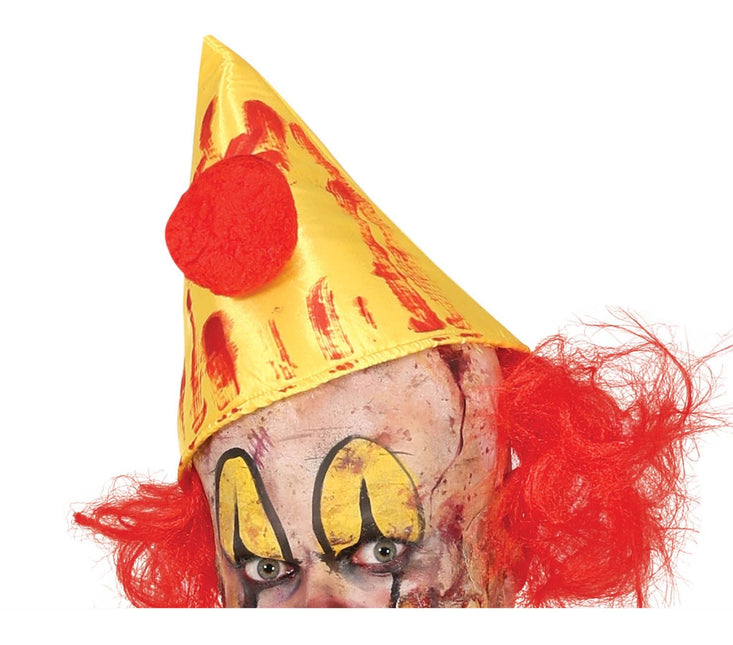 Disfraz de Payaso Asesino Halloween Hombre Amarillo