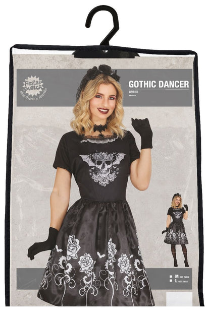 Vestido de fantasma de Halloween negro