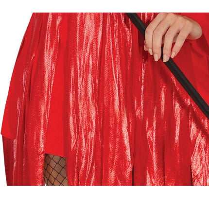 Disfraz de Diablesa de Halloween Rojo para Mujer