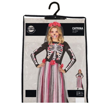 Vestido de Halloween Catrina Damas