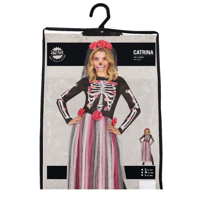 Vestido de Halloween Catrina Damas