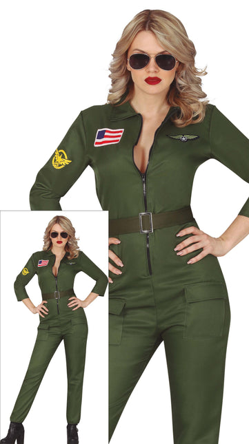 Disfraz Piloto Damas Top Gun