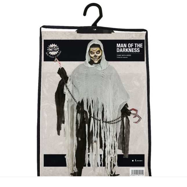 Disfraz Fantasma Halloween Hombre Blanco L