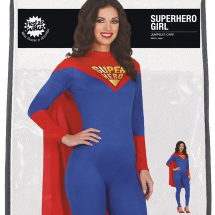 Disfraz de Supergirl Azul Mujer