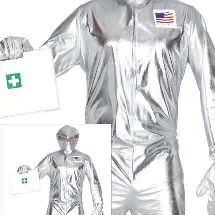 Traje Astronautas Plata Hombre