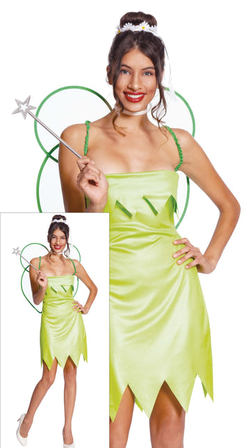 Vestido de hada verde