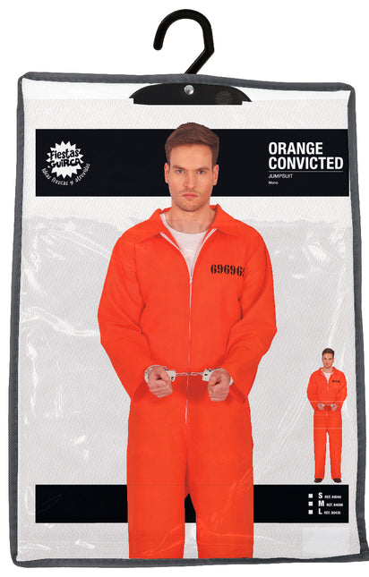 Traje de villano Naranja Hombres