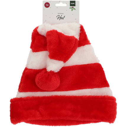 Gorro de Navidad Bastón de caramelo Rojo Blanco